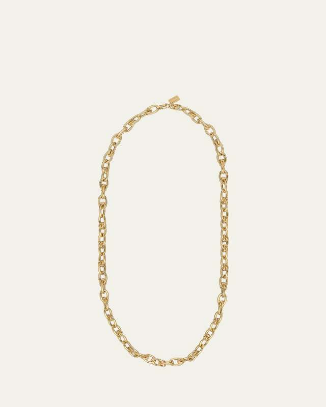 14k Long Chain Necklace, 36"L